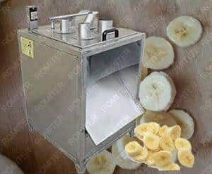Machine de découpage de banane à la banane à tube vertical