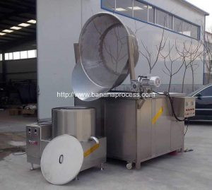 Semi-Automatic Banana Chip Frying Machine with Auto Discharge Function Semi-Automatic Banana Chip Frying Machine with Auto Discharge Function