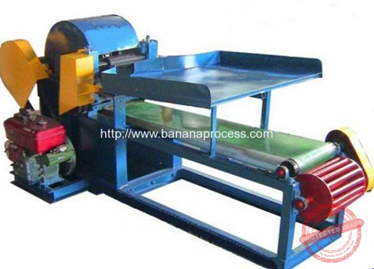 Automatic Banana Stem Fiber Extracting Machine | Plantain Banana ...