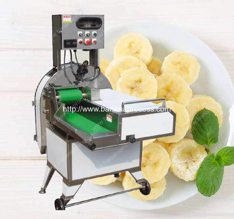 Máquina automática de corte redondo de chips de plátano
