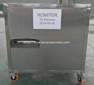 Single Inlet Green Banana Peeling Machine for Panama Customer