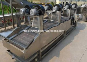 Air Blow Type Frying Banana Chips Oil Removing Machine Air Blow Type Frying Banana Chips Oil Removing Machine