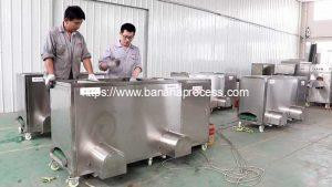 Double Inlet Green Banana Peeling Machine for El Salvador Customer