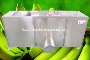 Machine à éplucher les bananes vertes à double entrée à alimentation automatique