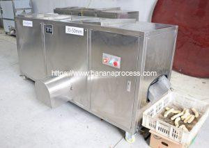 Máquina peladora de plátano verde de entrada doble de alimentación automática Máquina peladora de plátano verde de entrada doble de alimentación automática